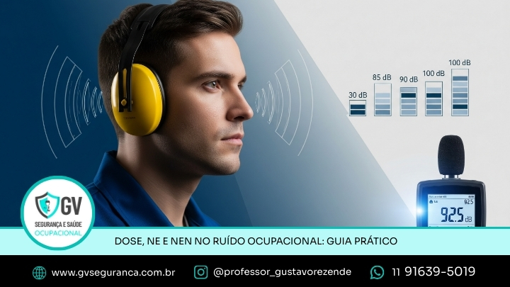 Dose, NE e NEN no ruído ocupacional guia prático