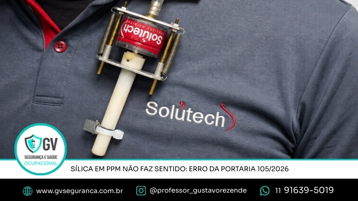 Sílica em ppm não faz sentido: erro da Portaria 105/2026