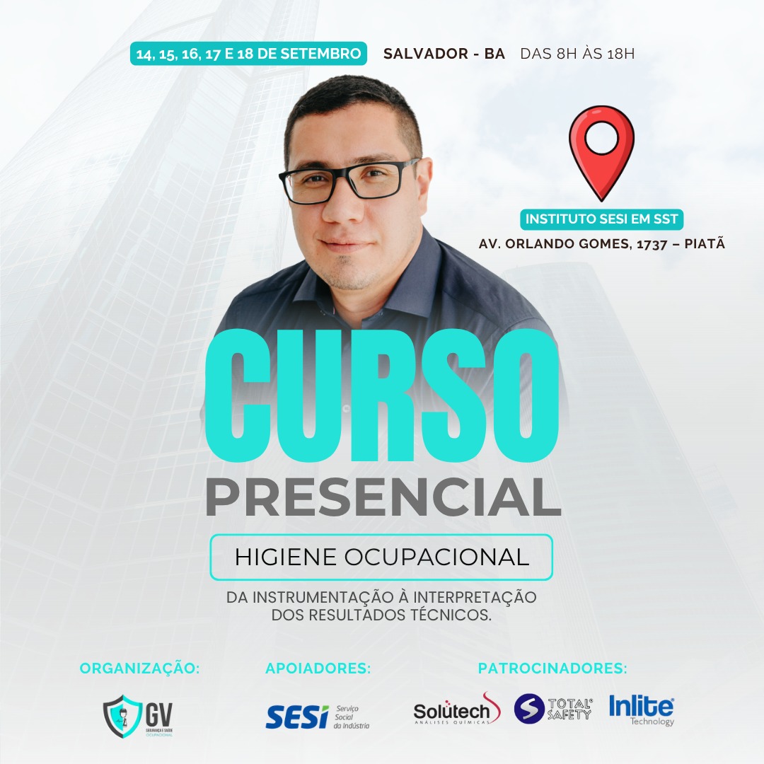 Curso Presencial de HO em Salvador BA - 14 a 18 de Setembro 2026