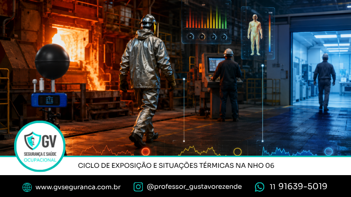 Ciclo de exposição e situações térmicas na NHO 06 entenda de uma vez