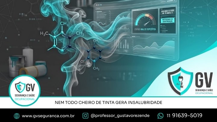 Nem todo cheiro de tinta gera insalubridade